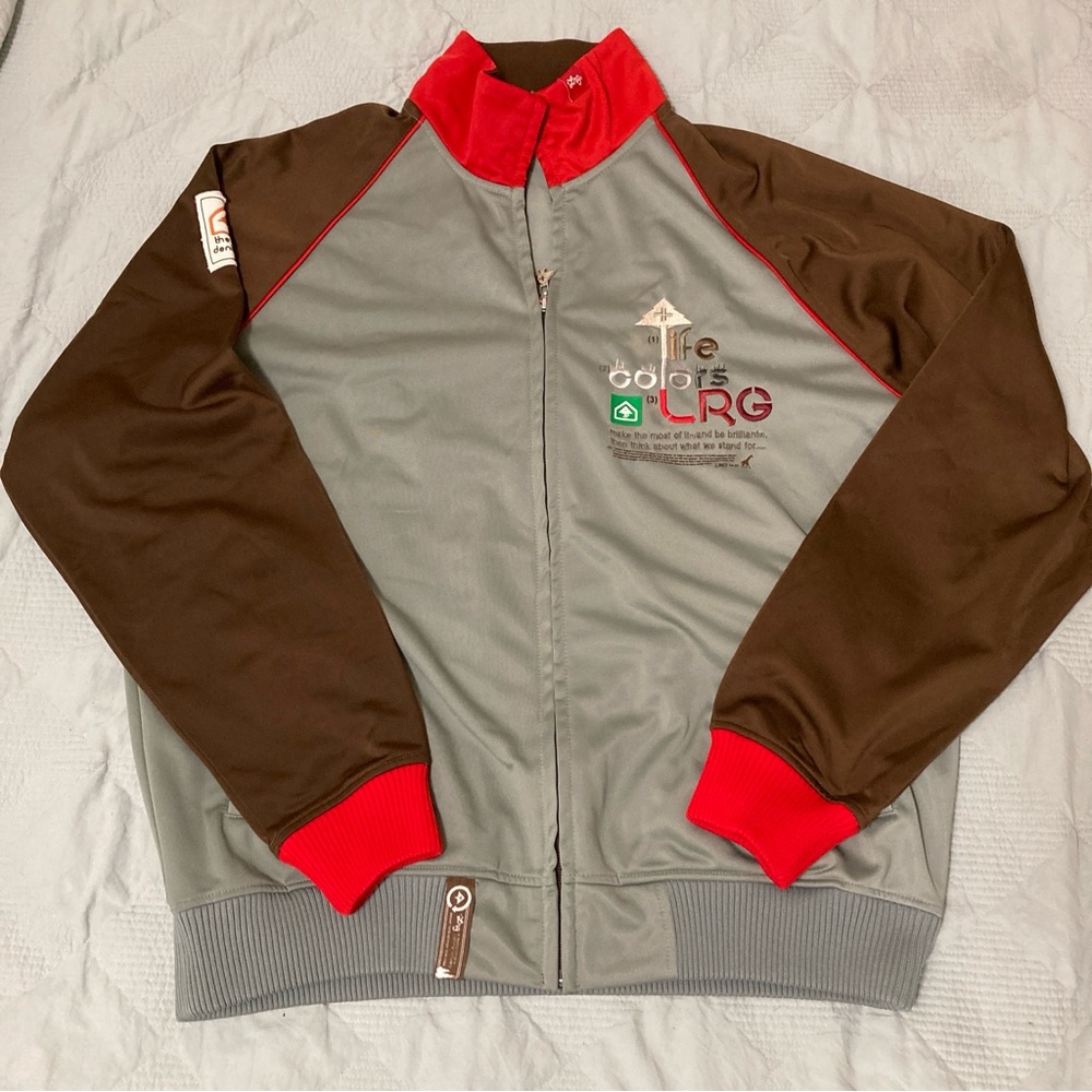 Lifted Research Group 1947 Life Colors Vintage Track Jacket Large LRG Rare - Picture 1 of 16